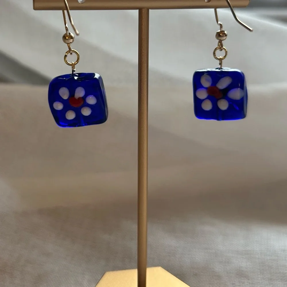 Handmade elegant blue